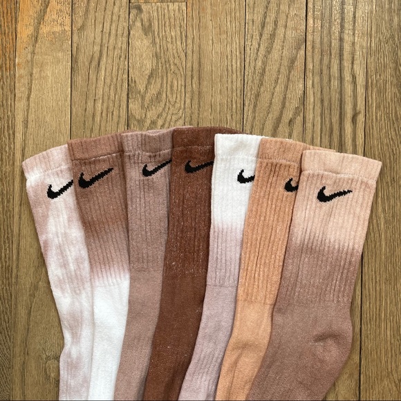 Nike Crew Socks Brown Shades - Bundle of 4 - Picture 4 of 6